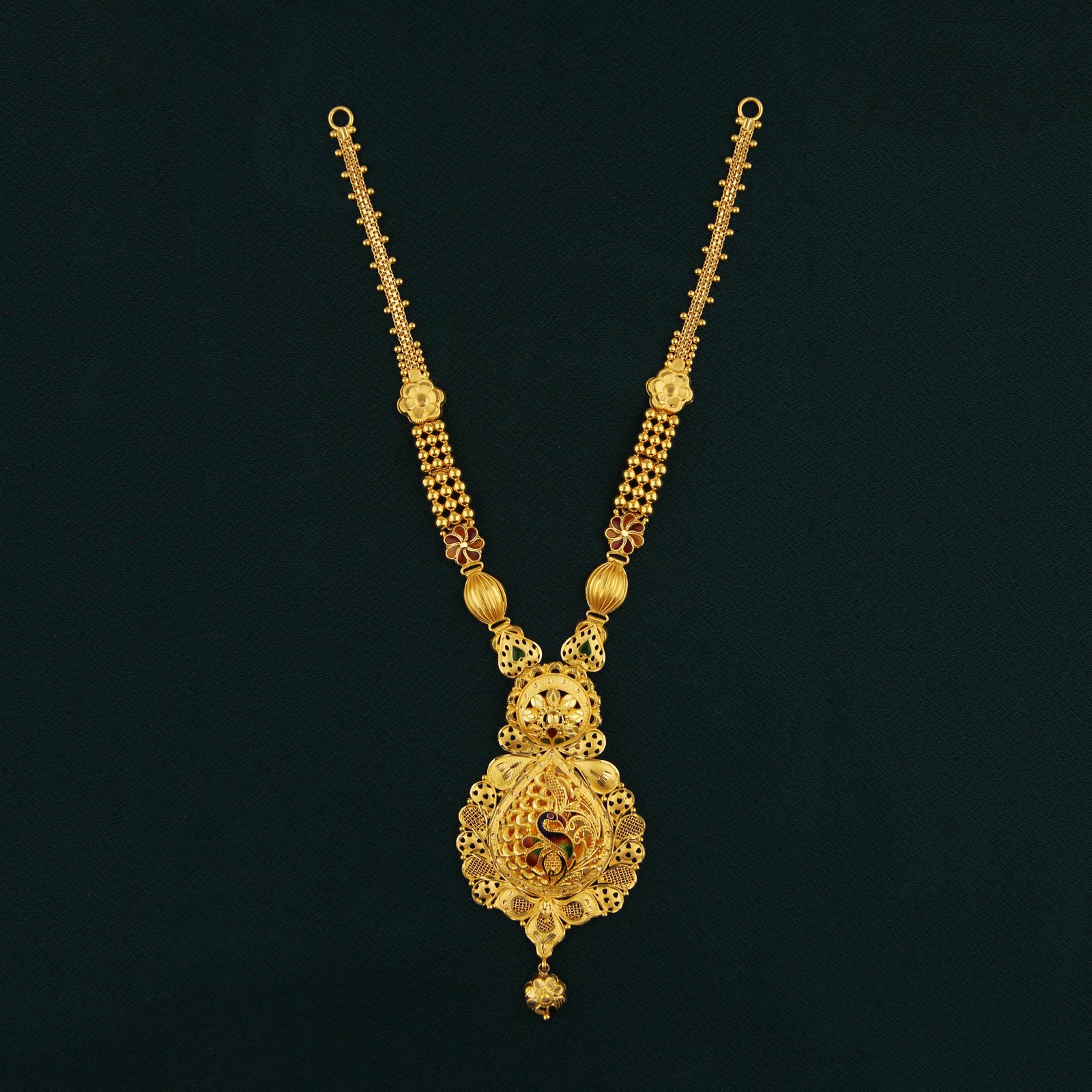 FANCY PEACOCK NECKLACE